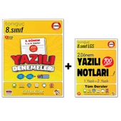 Tonguç Akademi 8.Sınıf 2. Dönem 1. ve 2. Yazılı Notları + Yazılı Denemeleri 2'li Set - 1