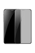 iPhone 12 Uyumlu 9D Privacy Hayalet Tam Kaplayan Kırılmaz Cam Ekran Koruyucu thumbnail 1