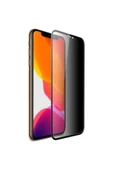 iPhone 12 Uyumlu 9D Privacy Hayalet Tam Kaplayan Kırılmaz Cam Ekran Koruyucu thumbnail 6