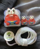 Brokoli Home iPhone 18W/20W Uyumlu Şarj Kılıfı, Şarj Örme Aparatı, Kablo Koruyucu Aparatı,Yengeç - 3
