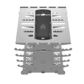Kamp Ayısı® 2mm Galvaniz Metal GrillSpett™ Çift Taraflı Dikey Şiş Mangal Izgarası - 6 Şiş Hediyeli, Özel Taşıma Çantalı - 2