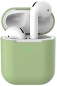 Apple  1. Nesil 2. Nesil Silikon Lansman Mat Anahtarlıklı Kılıf - 1