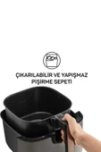 Arzum AR2074-B Airtasty XL Yağsız Fitöz Airfryer, 6 Litre Kapasite - 3