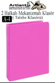 2 Halkalı Klasör 1 Adet A4 PVC Öğrenci ve Ofis Tipi Evrak Sunum Talebe Klasörü İç Cepli Otomatik Mekanizmalı Büro Okul - 5