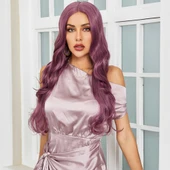 Gül Kurusu Rengi Su Dalgalı Tül Peruk thumbnail 1