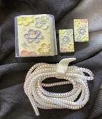 Brokoli Home iPhone 18W/20W Çiçek Desenli Uyumlu Şarj Kılıfı, Şarj Kablosu Örme Aparatı, Kablo Koruyucu Aparatı,Mç - 2