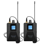 ROOF R-2200 UHF 2 YAKA KABLOSUZ TELSİZ MİKROFON SETİ - 2
