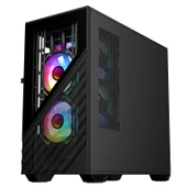 1ST PLAYER DK D7 SİYAH 750W 80+ 3X12CM ARGB FAN + 2X12CM ARGB REVERSE FAN TEMPERLİ CAM+METAL MESH US - 2