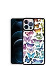 Apple İphone 13 Pro HEPTEKİLETİŞİM M-Fit Desenli Kılıf-Butterfly No3 - 1