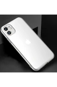 iPhone 11 Uyumlu Zore Kamera Korumalı Süper Silikon Kılıf-Renksiz - 4