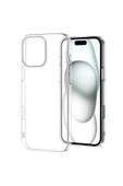 Apple iPhone 16 Pro Max Kılıf Kristal Şeffaf Sert Pc Pürüssüz Saydam Kapak (DROGA) - 1