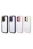 Xiaomi Poco C65 Kılıf Kamera Korumalı Renkli Kenar ve Çerçeve Tasarımlı Kapak (Vitamin) - 3