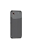 Samsung Galaxy Xcover7 Kılıf Kamera Çıkıntılı Karbon Fiber Dokulu Renk Atmaz Kapak (NEGRO) - 4