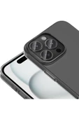 Apple iPhone 16 Pro Max Kılıf Kristal Şeffaf Sert Pc Pürüssüz Saydam Kapak (DROGA) - 3