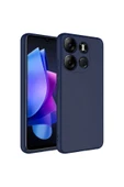 Tecno Spark Go 2023 Kılıf Kadife İç Yüzey Yumuşak Dokulu Kamera Korumalı Kapak (MARA) - 2