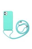 Iphone 11 Kılıf Ipli Boyun Askılı Içi Kadife Lansman Yumuşak Silikon Kapak (ROPİ) thumbnail 1