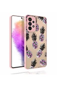 Samsung Galaxy A73 Kılıf Kabartmalı Kamera Korumalı Desenli Darbe Emici Renkli Kapak (Nora) thumbnail 2