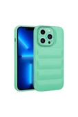 Iphone 13 Pro Kılıf Kamera Korumalı Kasisli Kabartmalı Darbe Emici Yumuşak Kapak (GALYA) - 2