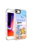 Iphone 7 Kılıf Kamera Korumalı Desenli Renkli Sert Parlak Silikon Kapak (KORN) - 2