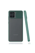 Samsung Galaxy A81 (NOTE 10 LİTE) Uyumlu Kılıf Slayt Sürgülü Kamera Korumalı Renkli Silikon Kapak - 1