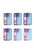 Samsung Galaxy A23 Kılıf Kamera Çıkıntılı Arkası Şeffaf Hassas Tuşlu Renkli Kenarlı Kapak (Flora) thumbnail 4