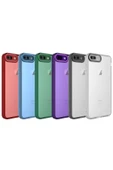 Iphone 7 Plus Kılıf Kamera Korumalı Transparan Renkli Çerçeveli Kapak (POST) thumbnail 3