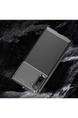 Samsung Galaxy Note 10 Kılıf Kamera Çıkıntılı Karbon Fiber Dokulu Renk Atmaz Kapak (negro) thumbnail 3