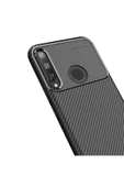 Huawei P40 Lite E Kılıf Kamera Çıkıntılı Karbon Fiber Dokulu Renk Atmaz Kapak (negro) - 5