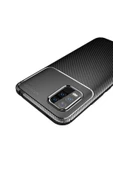 Xiaomi Mi 10 Lite Kamera Çıkıntılı Karbon Fiber Dokulu Renk Atmaz Koruyucu Kapak (negro) thumbnail 4