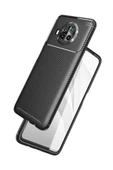 Xiaomi Redmi Note 9 Pro Uyumlu  Kılıf Kamera Çıkıntılı Karbon Fiber Dokulu Renk Atmaz Kapak (negro) - 3