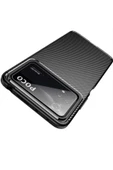 Xiaomi Poco X4 Pro 5g Kılıf Kamera Çıkıntılı Karbon Fiber Dokulu Renk Atmaz Kapak (negro) - 5