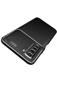 Huawei P40 Lite 5g Kılıf Kamera Çıkıntılı Karbon Fiber Dokulu Renk Atmaz Kapak (negro) - 4