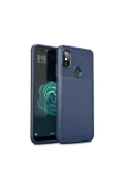 Xiaomi Mi 6x Kamera Çıkıntılı Karbon Fiber Dokulu Renk Atmaz Koruyucu Kapak (negro) - 3