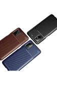 Samsung Galaxy M51 Kılıf Kamera Çıkıntılı Karbon Fiber Dokulu Renk Atmaz Kapak (negro) - 5