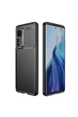 Xiaomi Mi 12 Kılıf Kamera Çıkıntılı Karbon Fiber Dokulu Renk Atmaz Kapak (negro) thumbnail 1