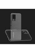 Vivo V21 Kılıf Kamera Çıkıntılı Şeffaf Darbe Emici Sert Silikon Kapak (coss) thumbnail 5