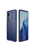 Xiaomi Mi 12 Kılıf Kamera Çıkıntılı Karbon Fiber Dokulu Renk Atmaz Kapak (negro) thumbnail 2
