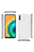 Huawei P40 Lite E Kılıf Kamera Çıkıntılı Şeffaf Darbe Emici Sert Silikon Kapak (coss) - 4