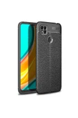 Xiaomi Redmi 9c Kılıf Deri Görünümlü Renk Atmayan Dayanaklı Silikon Kapak (niss) thumbnail 1