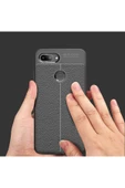 Xiaomi Mi 8 Lite Kılıf Deri Görünümlü Renk Atmayan Dayanaklı Silikon Kapak (niss) thumbnail 5