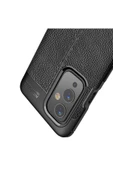 One Plus 9 Kılıf Deri Görünümlü Renk Atmayan Dayanaklı Silikon Kapak (niss) thumbnail 4
