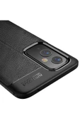 One Plus 9 Kılıf Deri Görünümlü Renk Atmayan Dayanaklı Silikon Kapak (niss) thumbnail 5