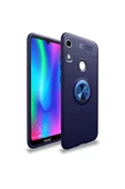 Huawei Y6s 2019 Kılıf Kamera Çıkıntılı Renkli Yüzüklü Standlı Mıknatıslı Kapak (ravel) - 2