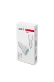 Hızlı Şarj Özellikli LED Işıklı Dual USB Araç Şarj Başlığı 18W (CC-01) - 5