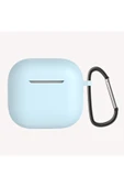 Air-pods 4 Heptekiletişim Standart Silikon Kılıf-mavi Açık - 1