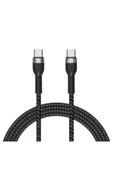 Siyah Shira Serisi Type-c To Type-c Pd Kablo 2 Metre-heptekiletişim - 1