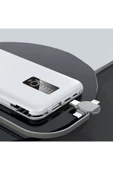 Hızlı Şarj Led Göstergeli Micro Lightning Type-c Kablolu Taşınabilir Powerbank 10000mah (pw-05) - 5