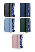 Apple iPad Air 11 2024 Kılıf Kalem Bölmeli Arkası Şeffaf Kapak (NORT) - 3
