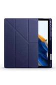 Samsung Galaxy Tab A8 10.5 Sm-x200 2021 Kılıf Kalem Bölmeli Standlı Kılıf (TR) Uyumlu - 3