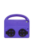 Apple Ipad 10.2 (9.NESİL) Heptekiletişim Wheel Car Tekerlek Standlı Tablet Eva Silikon Kılıf-mavi - 4